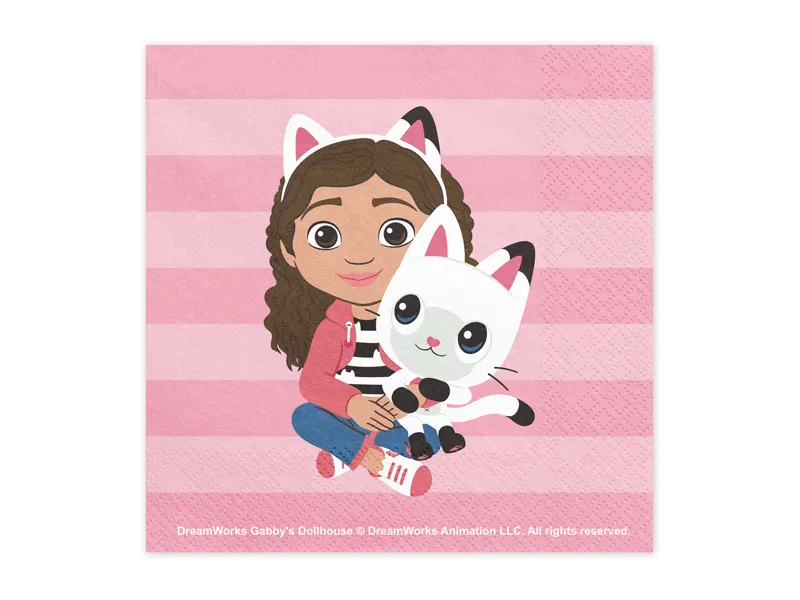 20 Guardanapos 33cm Gabby's Dollhouse