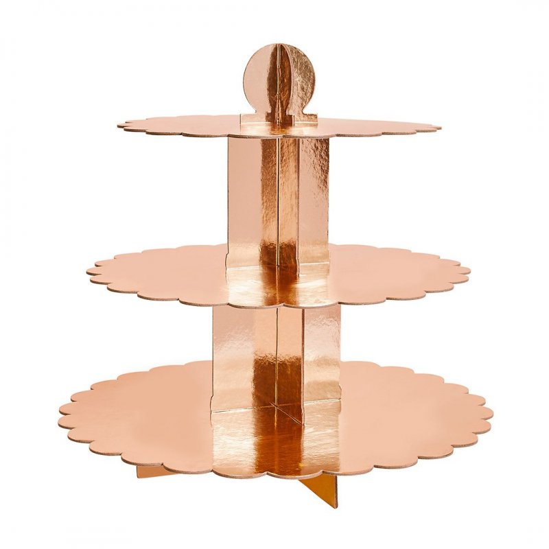 Cupcake Stand 3 Andares Rose Gold