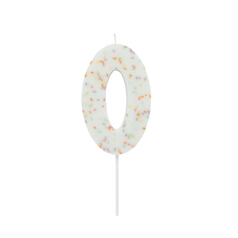 Vela de Aniversário Gigante 14cm Sprinkles nº0