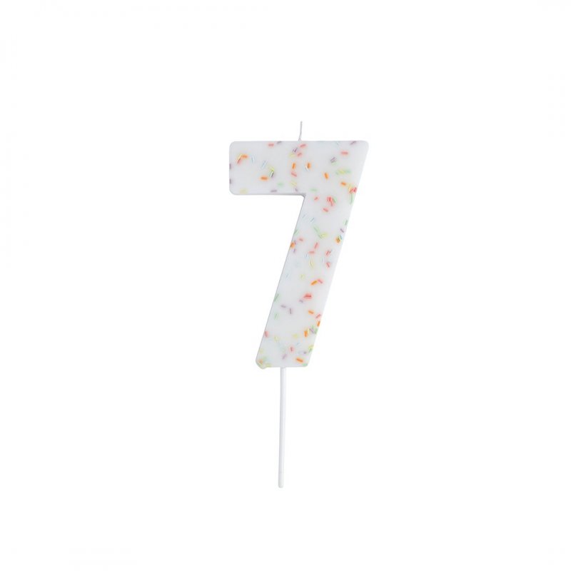 Vela de Aniversário Gigante 14cm Sprinkles nº7