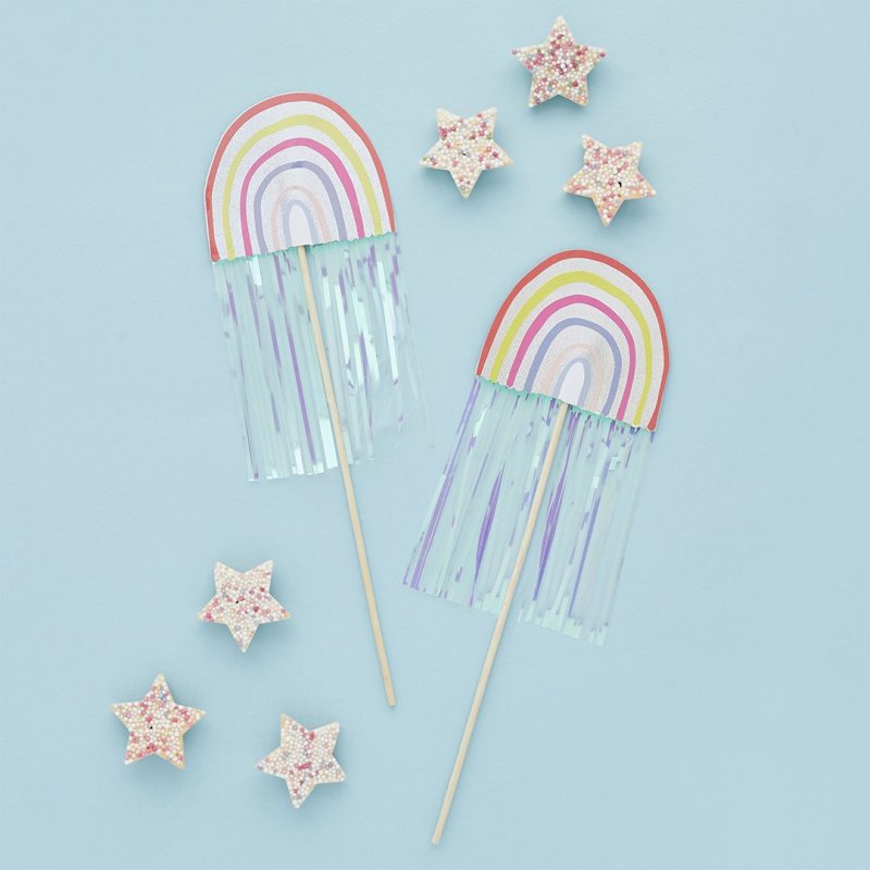 5 Varinhas Mágicas Rainbow Party