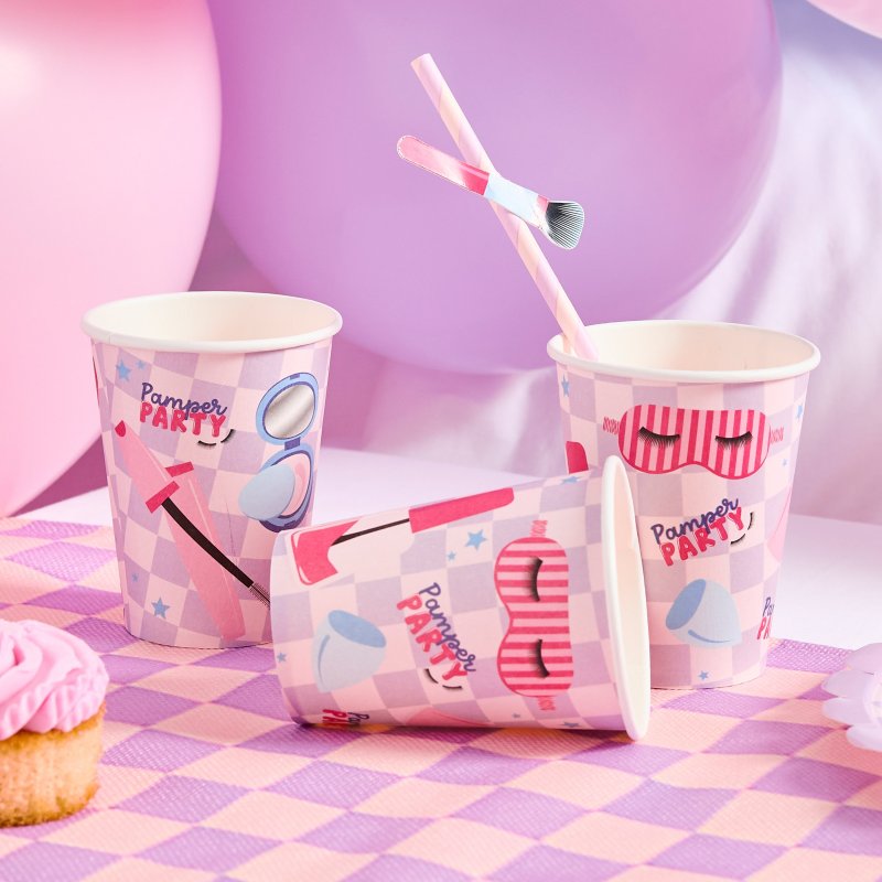 8 Copos 250ml Pamper Party