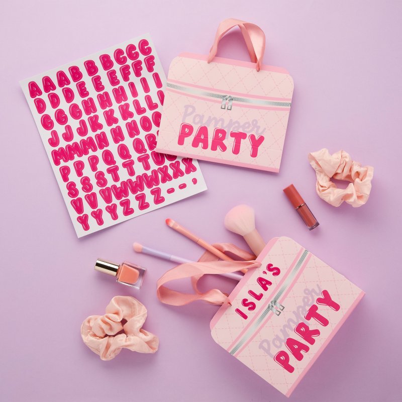 5 Sacos de Oferta Personalizável Pamper Party