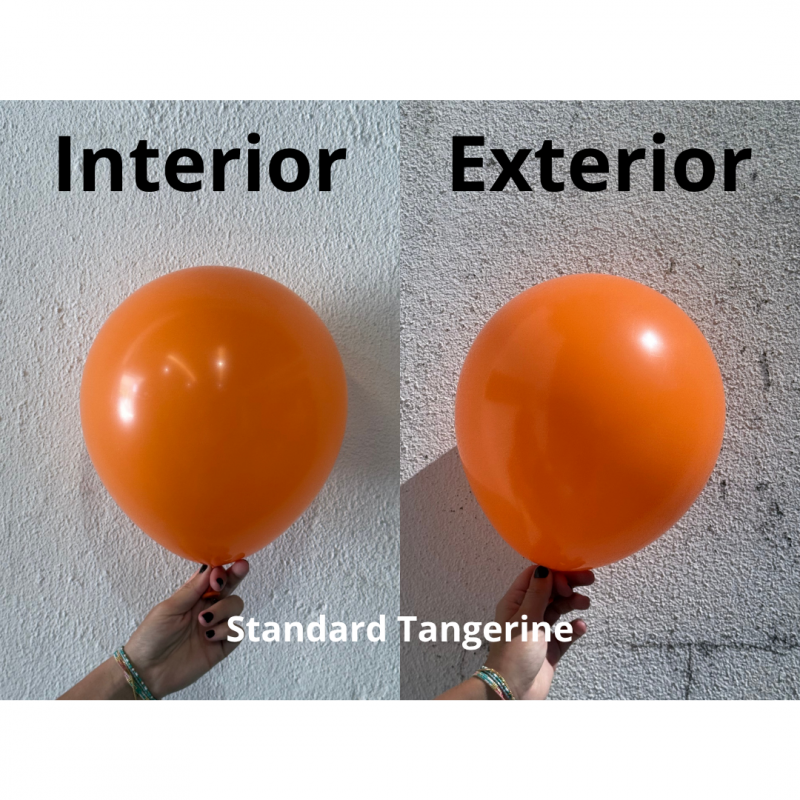 4 Balões latex 24'' (61cm) Standard Tangerine
