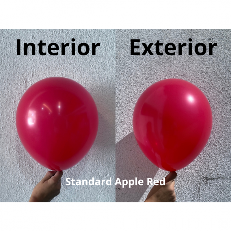 100 Balões latex Modelar 260 Standard Apple Red