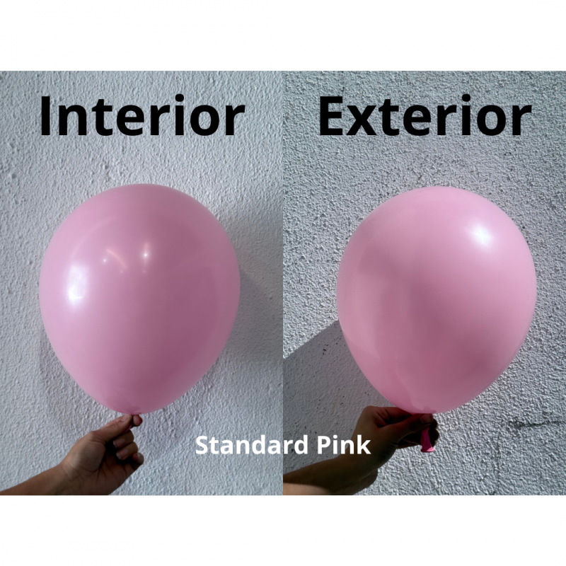 100 Balões latex 5'' (12cm) Standard Pink