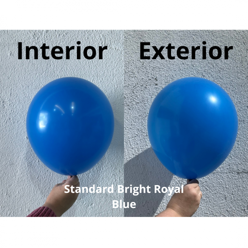 100 Balões latex 5'' (12cm) Standard Bright Royal Blue
