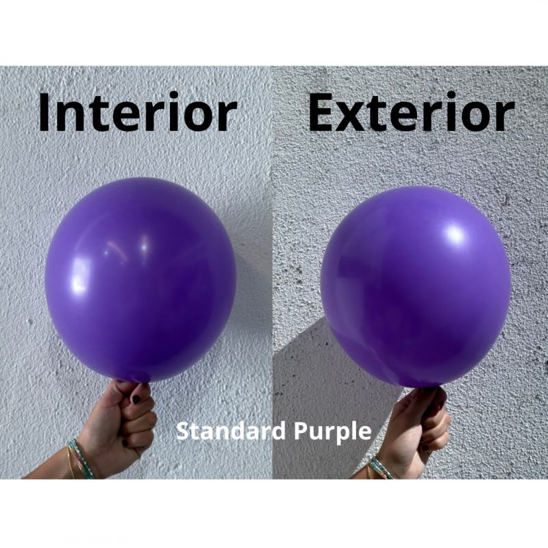 100 Balões latex Modelar 260 Standard Purple