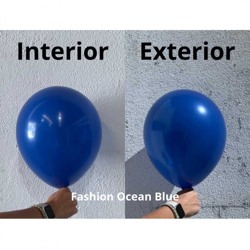 50 Balões latex 11'' (28cm) Fashion Ocean Blue