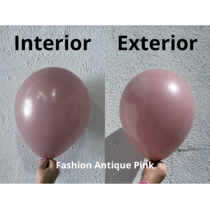 25 Balões latex 18'' (45cm) Fashion Antique Pink