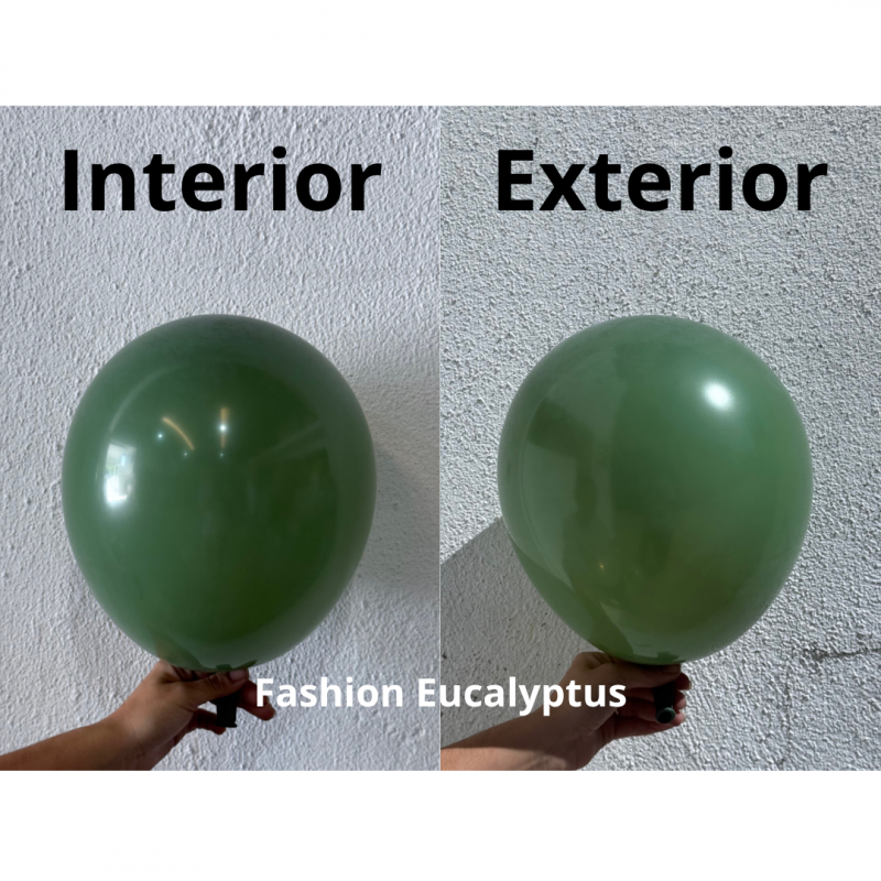 4 Balões latex 24'' (61cm) Fashion Eucalyptus