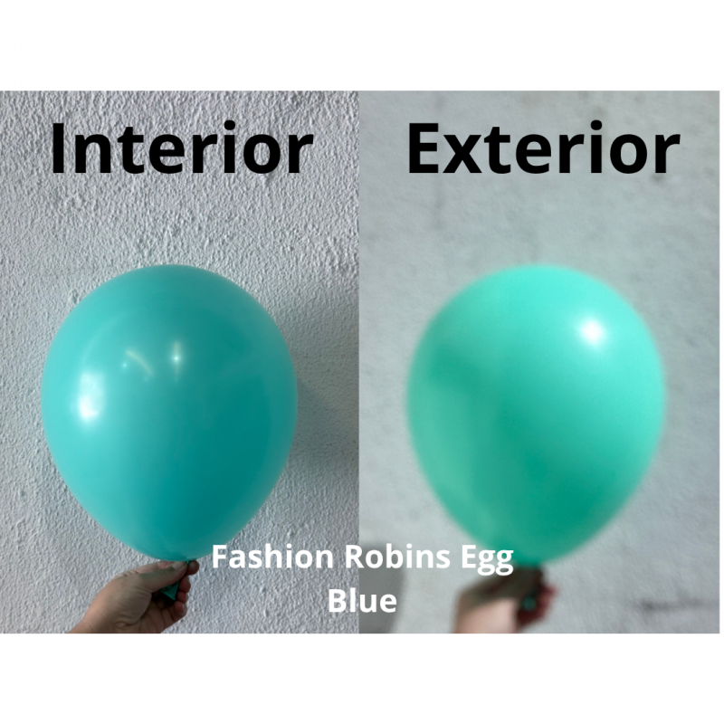 100 Balões latex 5'' (12cm) Fashion Robins Egg Blue