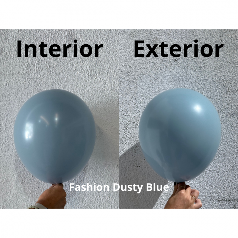 4 Balões latex 24'' (61cm) Fashion Dusty Blue