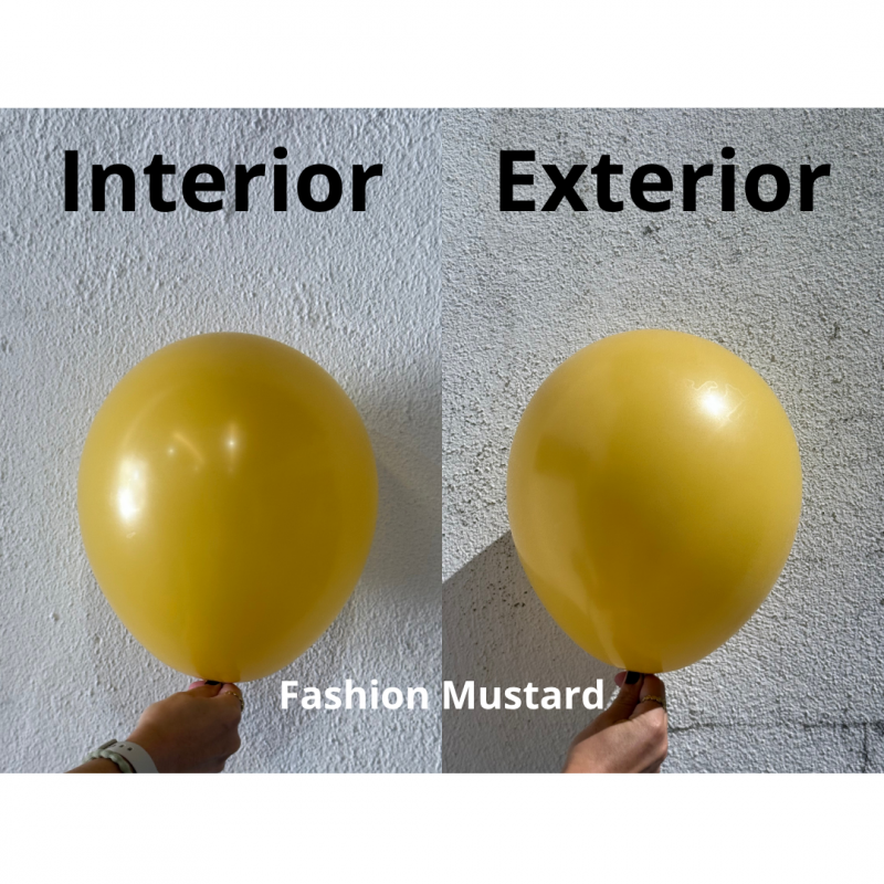 4 Balões latex 24'' (61cm) Fashion Mustard