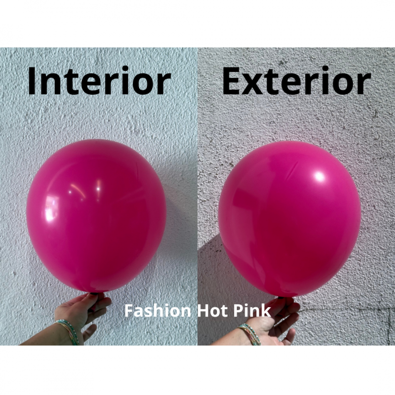 25 Balões latex 18'' (45cm) Fashion Hot Pink