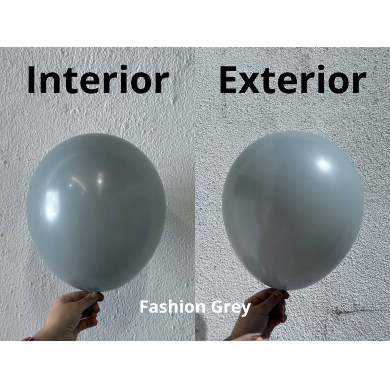100 Balões latex Modelar 260 Fashion Grey