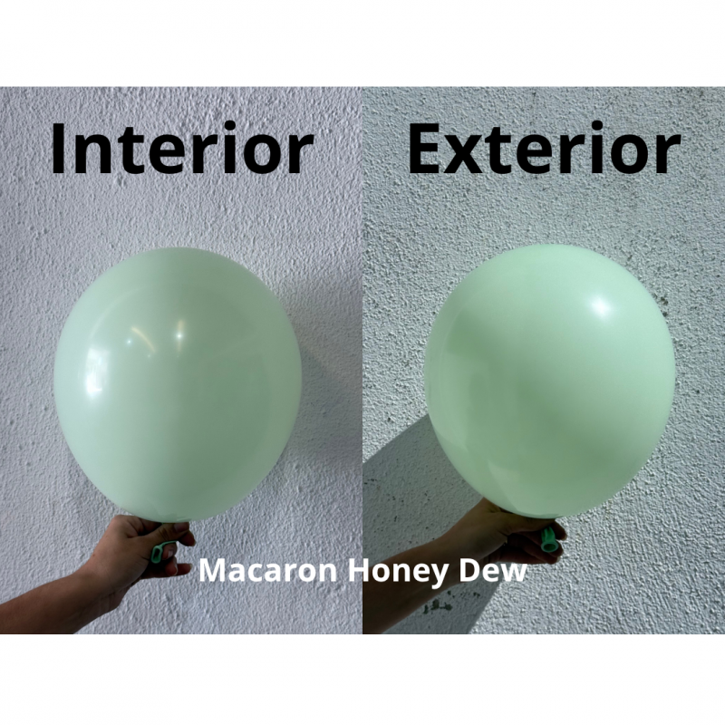 50 Balões latex 11'' (28cm) Macaron Honey Dew