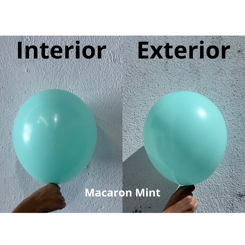 4 Balões latex 24'' (61cm) Macaron Mint