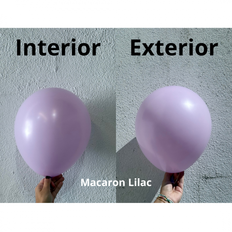 25 Balões latex 18'' (45cm) Macaron Lilac