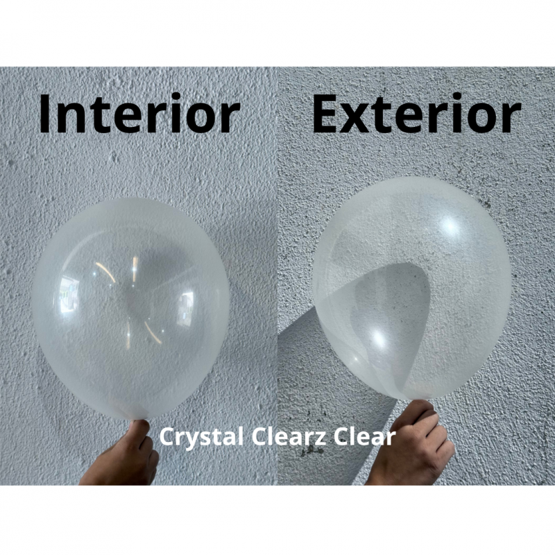 25 Balões latex 18'' (45cm) Crystal Clearz™ Clear