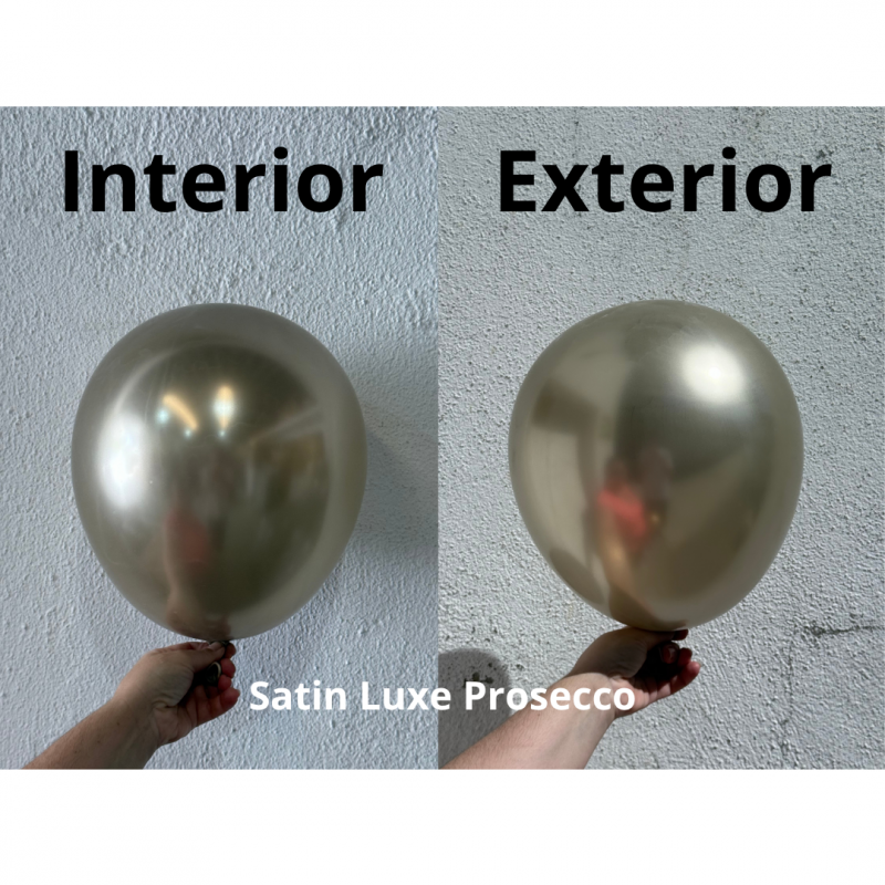 25 Balões latex 18'' (45cm) Satin Luxe™ Prosecco