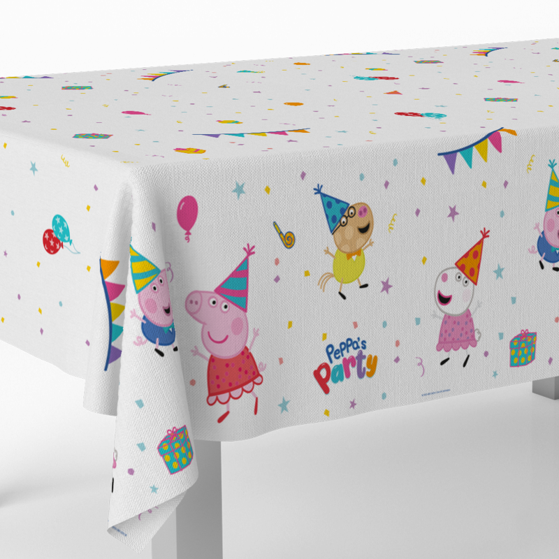 Toalha de mesa 120x180cm Peppa Pig