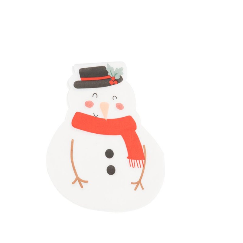 20 Guardanapos 30x23,5cm Boneco de Neve 