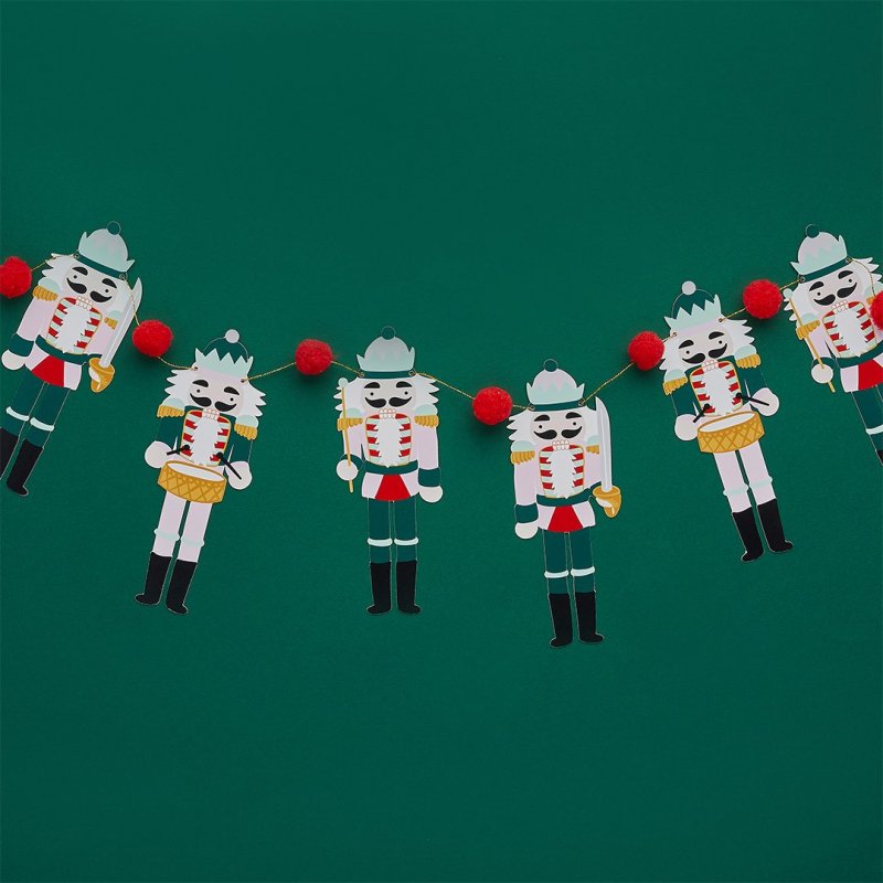 Grinalda 2m Nutcrackers Pom Pons