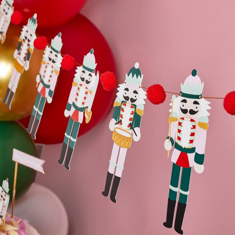 Grinalda 2m Nutcrackers Pom Pons