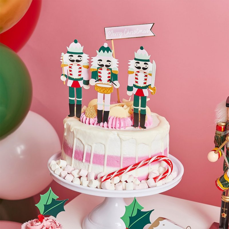 Topos de Bolo 20x5cm Nutcrackers