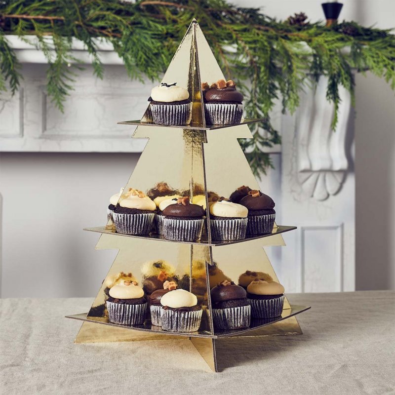 Cake Stand 34x23,5cm Árvore de Natal
