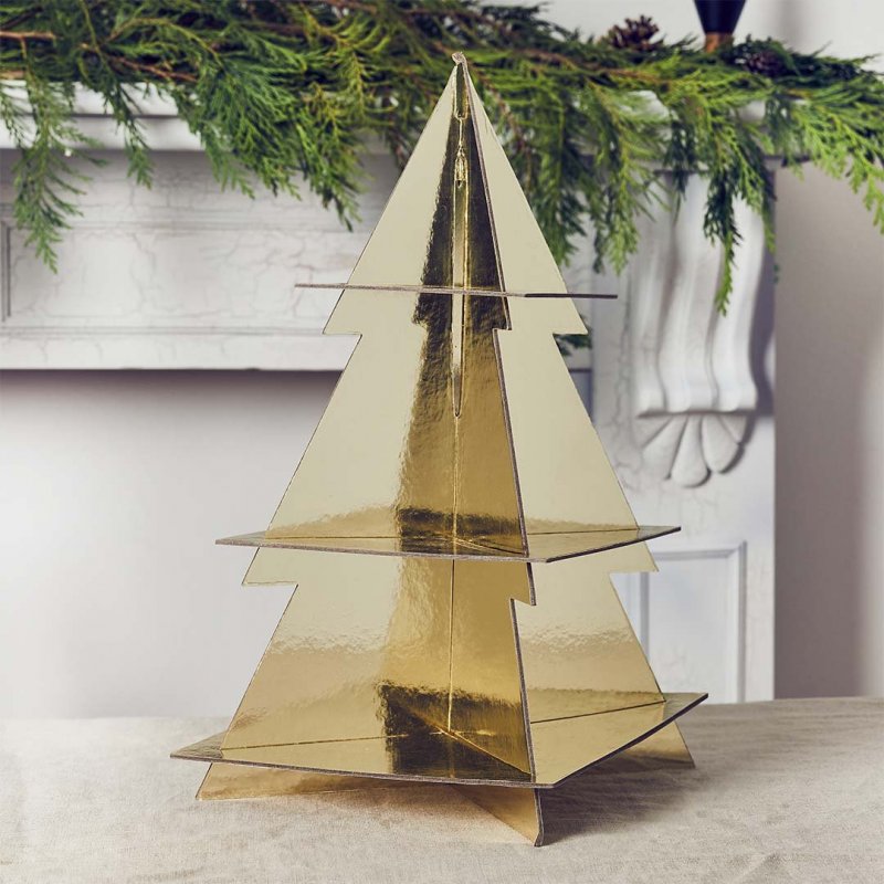 Cake Stand 34x23,5cm Árvore de Natal