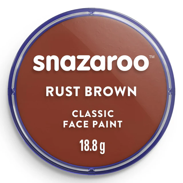 Tinta Facial Snazaroo 18ml - Castanho 