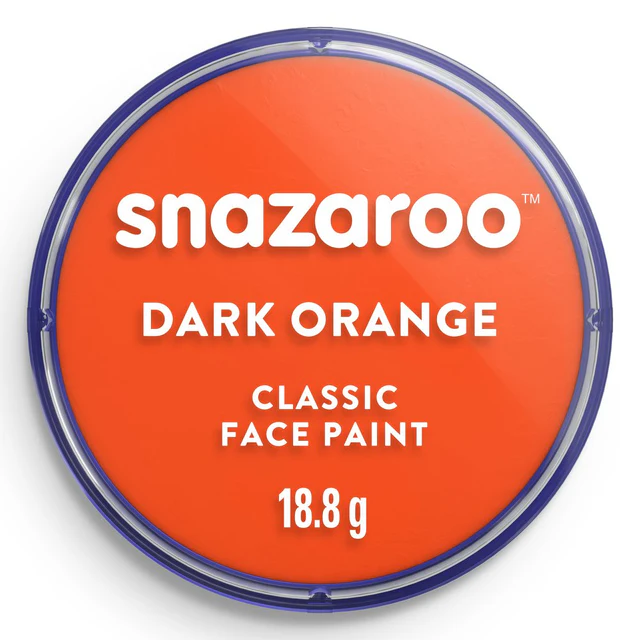 Tinta Facial Snazaroo 18ml - Laranja Escuro