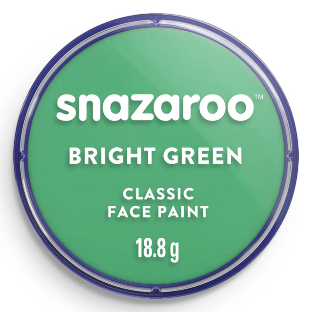Tinta Facial Snazaroo 18ml - Verde Brilhante