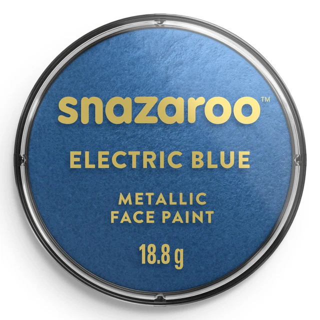 Tinta Facial Snazaroo 18ml - Azul Metálico