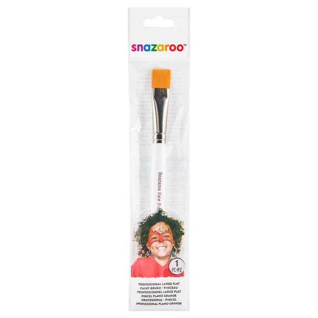 Pincel Profissional Pintura Facial - Grande e Plano - Snazaroo