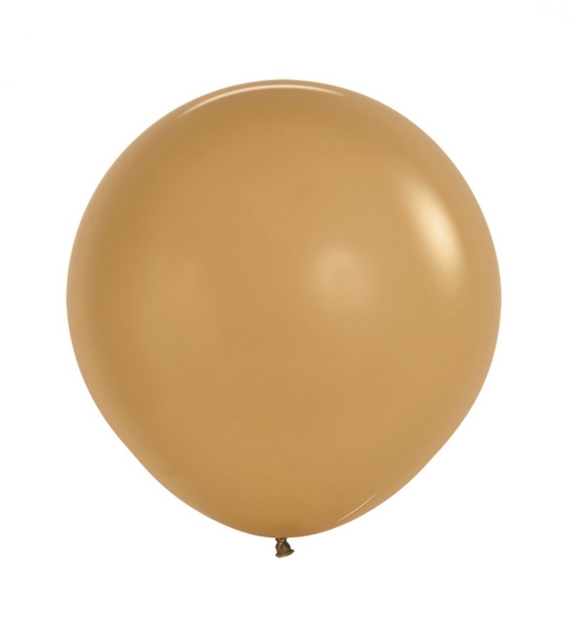 10 Balões latex R24 (60cm) - Latte - 073