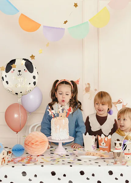 Balão Foil 35cm Happy Birthday - Cão Dalmata