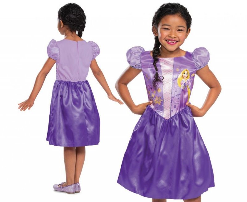 Fato Rapunzel (Princesas Disney) Idade 3-4 Anos