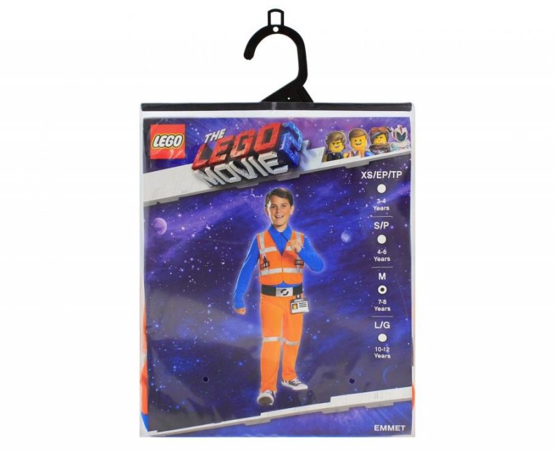 Fato Emmet (Lego Movie) Warner Bros Idade 3-4 Anos