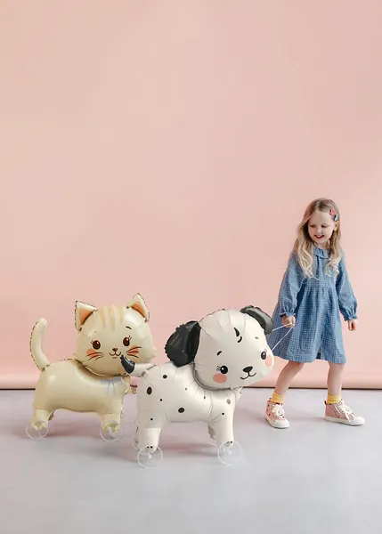 Balão Foil com Rodas 61x65cm Gato