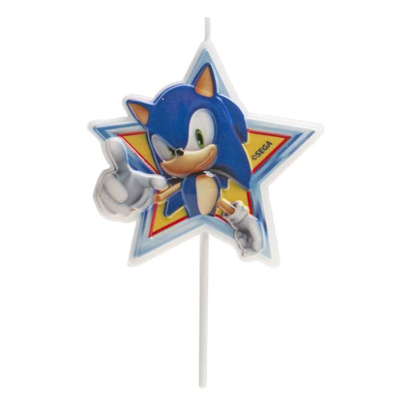 Vela de Aniversário Sonic The Hedgehog
