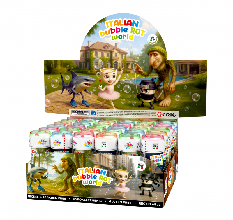 36 Bolas de Sabão 60ml Italian Brainrot