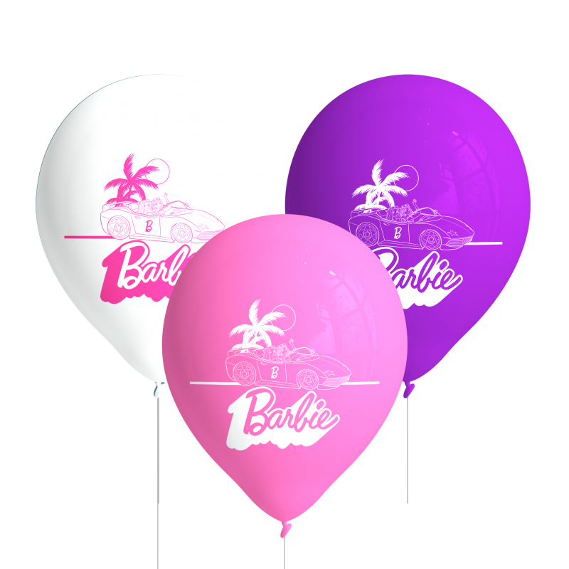 8 Balões Latex 11'' Barbie