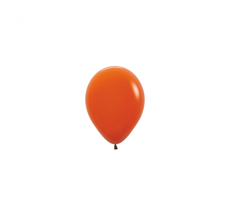 100 Balões latex R5 (12cm) - Sunset Orange - 062