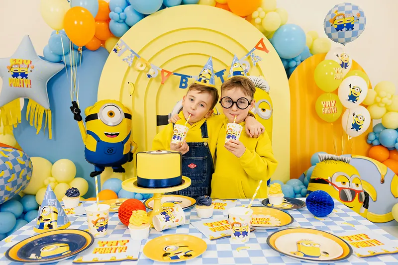 6 Balões Látex 30cm Minions