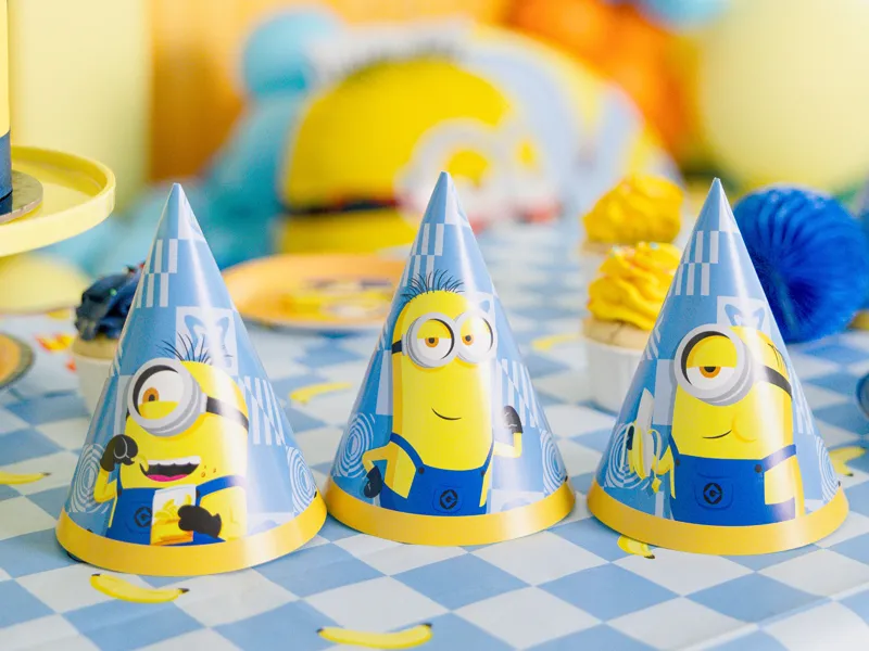 6 Chapeús 16cm Minions