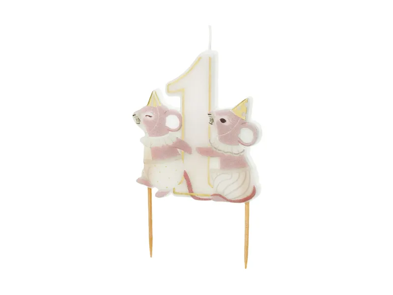 Vela Aniversário 7,5cm One Mice