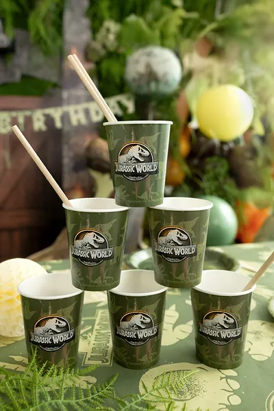 6 Copos 250ml Jurassic World